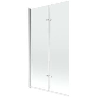 Mexen Castor 2-krídla vaňová zástena 100 x 150 cm, transparentná, chróm - 892-100-002-01-00