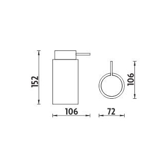 Nimco Pure PU 7031-75 Dávkovač tekutého mydla