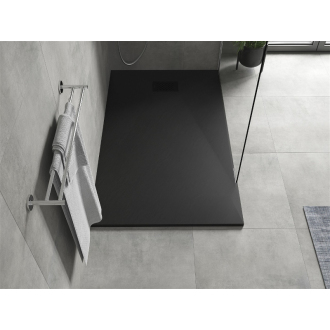 Mexen Hugo obdĺžniková sprchová vanička SMC 150 x 90 cm, čierna, čierny kryt - 42709015-B