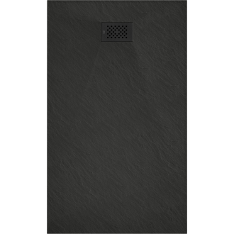 Mexen Hugo obdĺžniková sprchová vanička SMC 150 x 90 cm, čierna, čierny kryt - 42709015-B