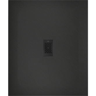 Mexen Hugo obdĺžniková sprchová vanička SMC 140 x 100 cm, čierna, čierny kryt - 42701014-B