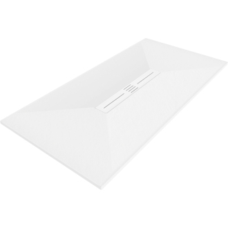 Mexen Toro obdĺžniková sprchová vanička SMC 150 x 90 cm, biela, biely kryt - 43109015-W
