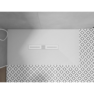 Mexen Toro obdĺžniková sprchová vanička SMC 150 x 90 cm, biela, biely kryt - 43109015-W