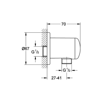 GROHE Relexa kolienko 28671000