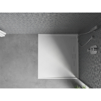 Mexen Amon obdĺžniková sprchová vanička SMC 100 x 90 cm, biela - 4F109010