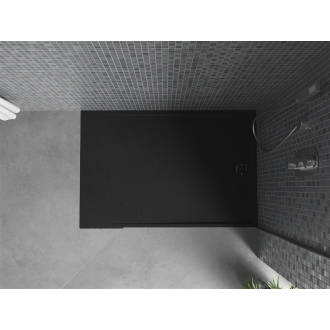 Mexen Amon obdĺžniková sprchová vanička SMC 90 x 80 cm, čierna - 4F708090