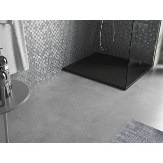 Mexen Amon obdĺžniková sprchová vanička SMC 100 x 90 cm, čierna - 4F709010