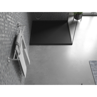 Mexen Amon obdĺžniková sprchová vanička SMC 100 x 90 cm, čierna - 4F709010