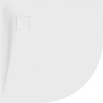 Mexen Bert polkruhová sprchová vanička SMC 90 x 90 cm, biela - 4KR109090