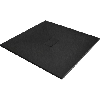 Mexen HUGO Sprchová vanička SMC, obdĺžniková, 100x100x2, 6 cm, čierna 42701010