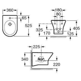 ROCA NEXO bidet závesný 7.3576.4.500.0