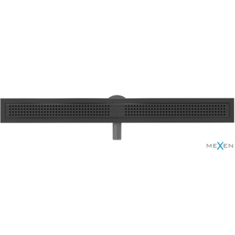 Mexen Flat 360° M08 otočný lineárny odtok 80 cm, čierny - 1725080-40