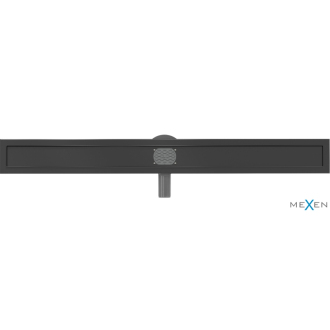 Mexen Flat 360 otočné telo pre lineárny odtok 80 cm, čierna - 1740080