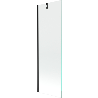 Mexen Next vaňová zástena jednokrídlová 60 x 150 cm, transparentná, čierna - 895-060-000-00-00-70