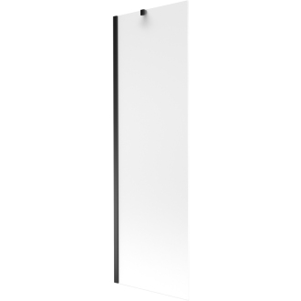 Mexen Next vaňová zástena jednokrídlová 60 x 150 cm, mráz, čierna - 895-060-000-00-30-70