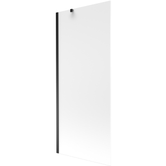 Mexen Next vaňová zástena jednokrídlová 80 x 150 cm, mráz, čierna - 895-080-000-00-30-70