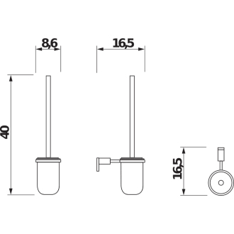 JIKA Basic H3843A10040001 WC súprava