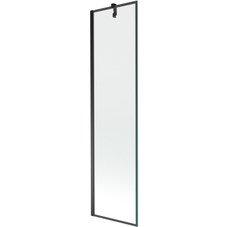Mexen Next vaňová zástena jednokrídlová 50 x 150 cm, čierny vzor, čierna - 895-050-000-00-70-70