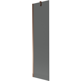Mexen Next vaňová zástena jednokrídlová 50 x 150 cm, grafit, ružové zlato - 895-050-000-00-40-60