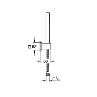 GROHE EUPHORIA Cube 27889000 vaňový set