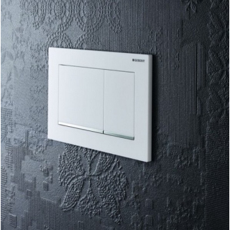 GEBERIT ovládacie tlačidlo SIGMA 30 biela/chróm lesklý/biela 115.883.KJ.1