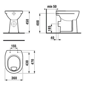 JIKA Lyra Plus H8253860000001 Klozet stojaci