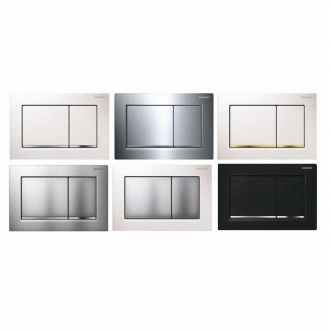 GEBERIT ovládacie tlačidlo SIGMA 30 biela/mat chróm/mat 115.883.KL.1