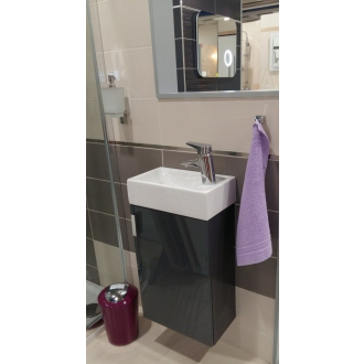 JIKA Petit H4535111753011 Skrinka s umývadlom 40cm sivá