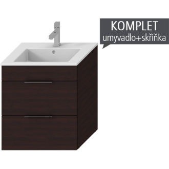 JIKA Cube H4536121763021 Skrinka s umývadlom 55cm tmavý dub