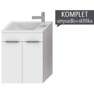 JIKA Cube H4536411763001 Skrinka s umývadlom 50cm biela