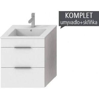 JIKA Cube H4536121763001 Skrinka s umývadlom 55cm biela
