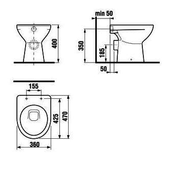 JIKA Lyra Plus H8213860000001 Klozet stojaci