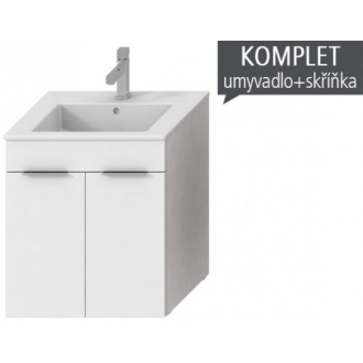 JIKA Cube H4536111763001 Skrinka s umývadlom 55cm biela