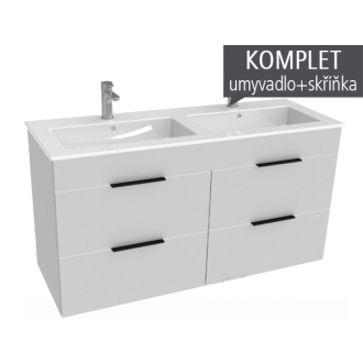 JIKA Cube H4536621763001 Skrinka s umývadlom 120cm biela