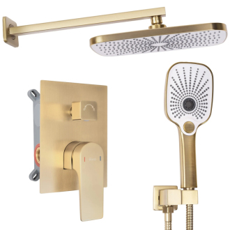 REA Moby sprchový set brúsená zlatá REA-P2403