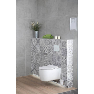 GLACERA ALFA závesný klozet rim-ex AL010