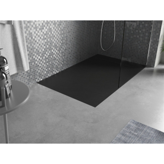 Mexen Otto obdĺžniková sprchová vanička SMC 130 x 80 cm, čierna - 4N708013