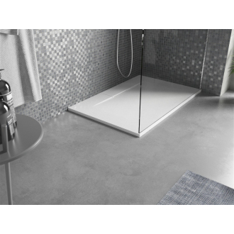 Mexen Egon obdĺžniková sprchová vanička SMC 100 x 90 cm, biela - 4R109010