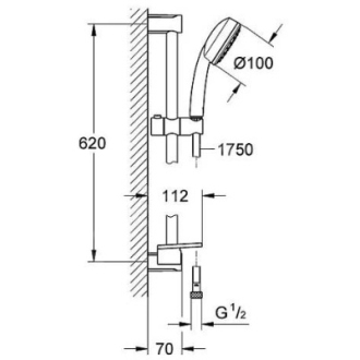 GROHE TEMPESTA New Cosmopolitan 100 set 26083002