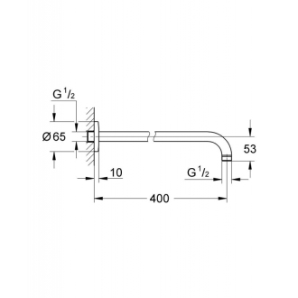 GROHE NTempesta sprchové ramienko 27851000