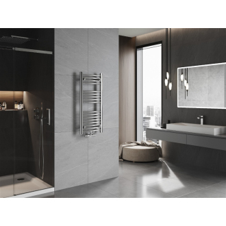 Mexen Ares kúpeľňový radiátor 900 x 400 mm, 246 W, chróm - W102-0900-400-00-01
