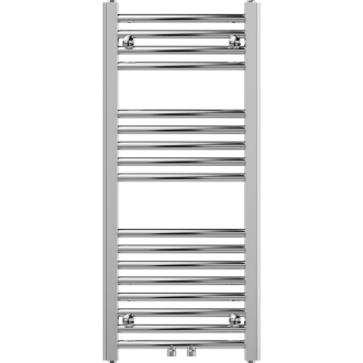 Mexen Ares kúpeľňový radiátor 900 x 400 mm, 246 W, chróm - W102-0900-400-00-01