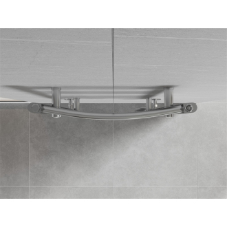 Mexen Ares kúpeľňový radiátor 900 x 500 mm, 372 W, chróm - W102-0900-500-00-01