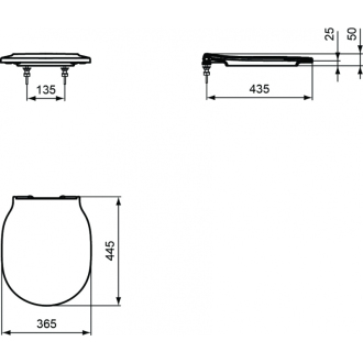 Ideal Standard CONNECT Air E036701 sedátko