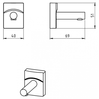 Novaservis Magnetická mydlenka Metalia 12 chróm 0241,0