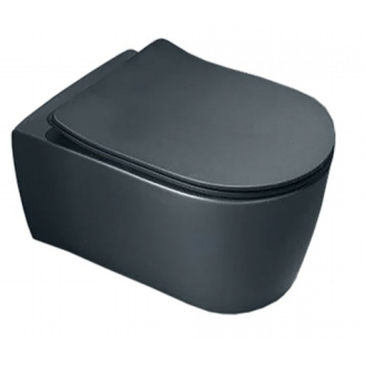 GLACERA ALFA WC sedátko slim, soft close AL030SBL čierne