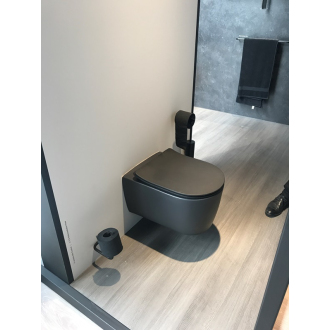 GLACERA ALFA WC sedátko slim, soft close AL030SBL čierne