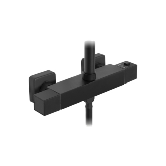 Invena SVART AU-85-004-X Sprchový set s termostatickou batériou, čierna