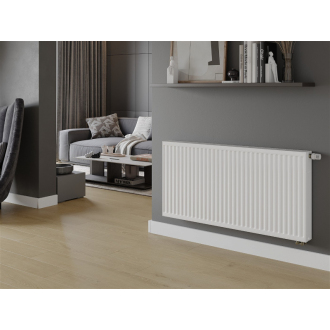 Mexen CV22 doskový radiátor 400 x 1400 mm, spodné pripojenie, 1660 W, biely W622-040-140-00