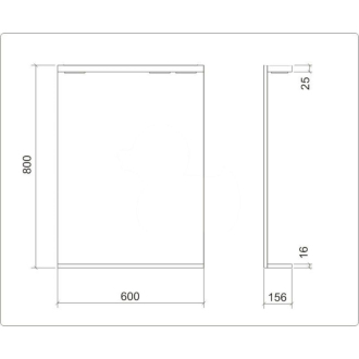KERAMIA PRE zrkadlo s fóliou 60x80cm PROZRCK60IP